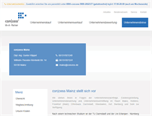 Tablet Screenshot of mainz.concess.de