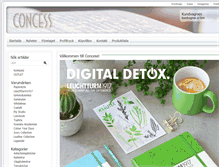 Tablet Screenshot of concess.se